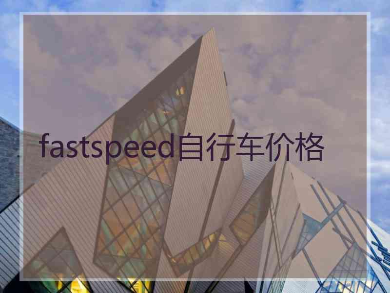 fastspeed自行车价格