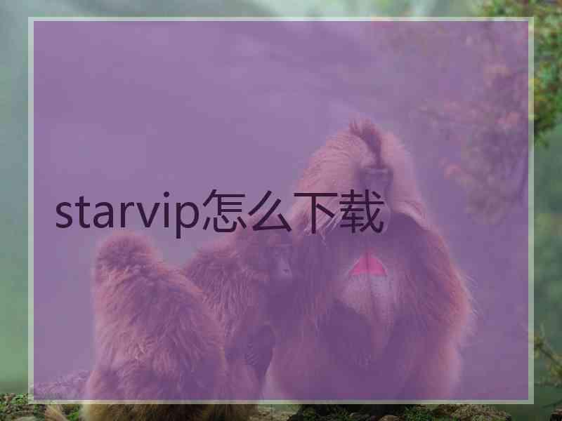 starvip怎么下载