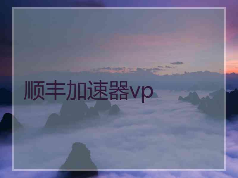 顺丰加速器vp