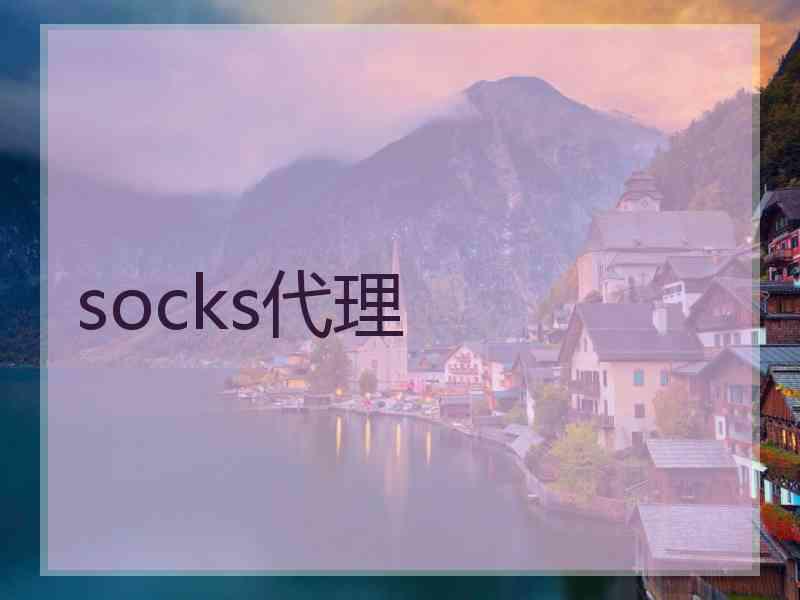 socks代理