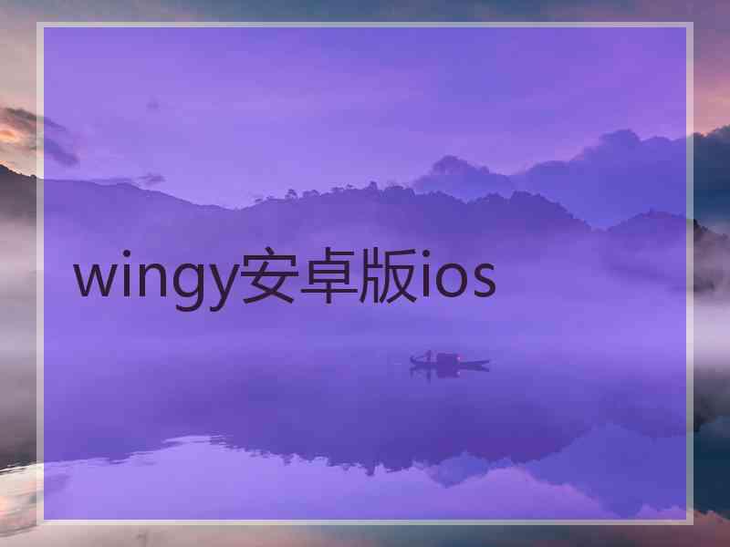 wingy安卓版ios