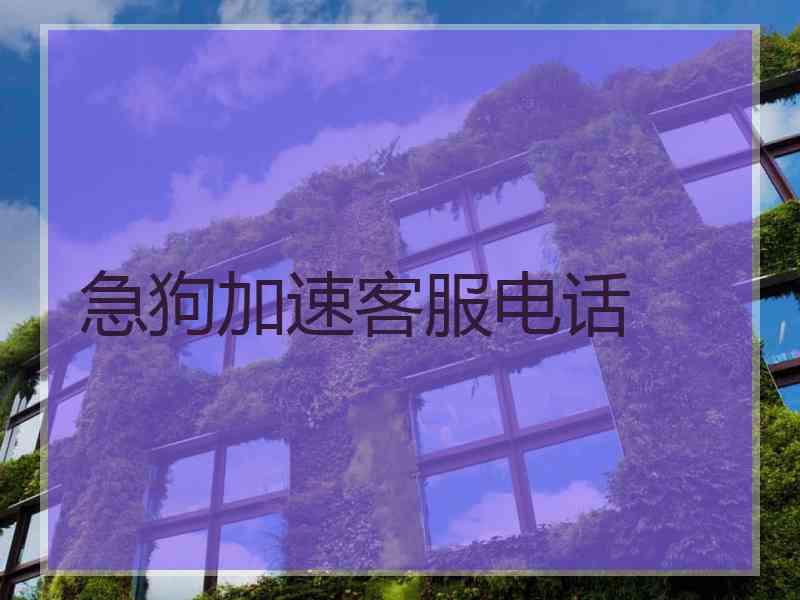 急狗加速客服电话