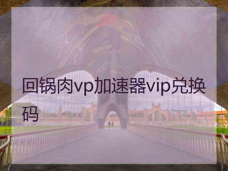 回锅肉vp加速器vip兑换码