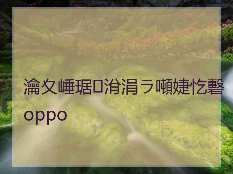 瀹夊崜琚洕涓ラ噸婕忔礊oppo