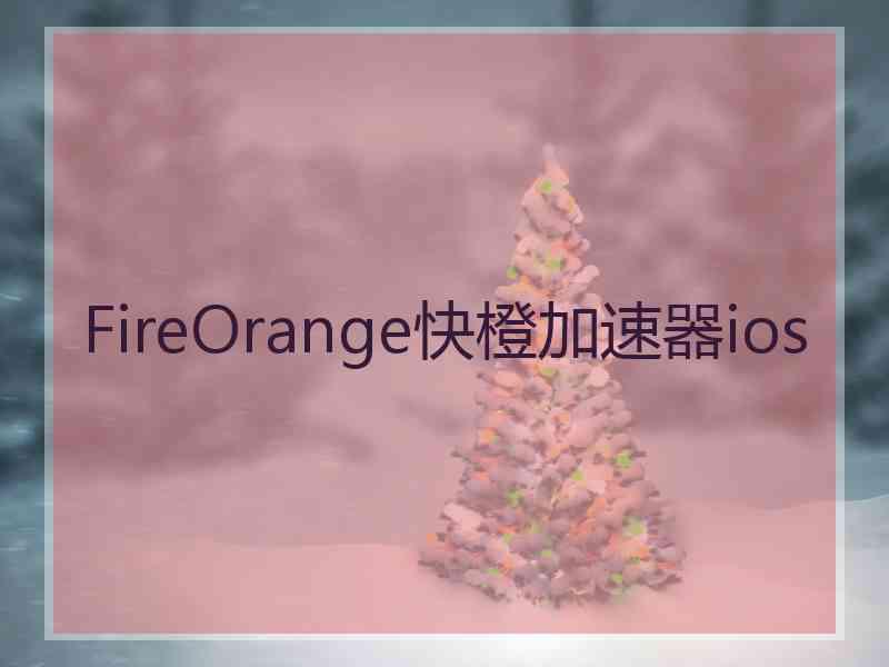 FireOrange快橙加速器ios