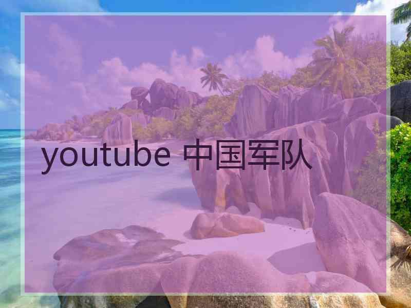 youtube 中国军队