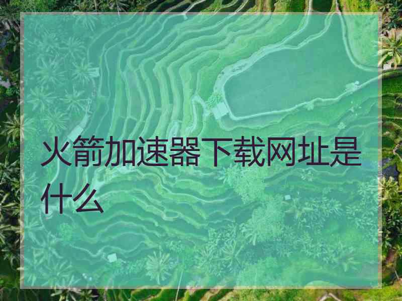 火箭加速器下载网址是什么