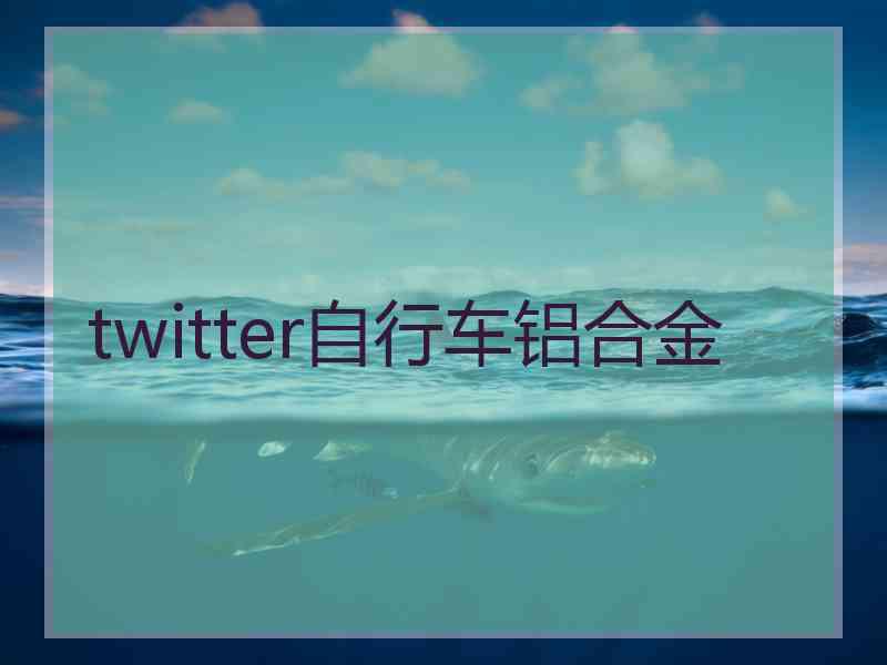 twitter自行车铝合金