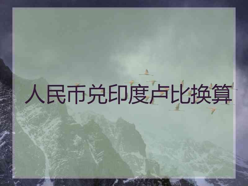 人民币兑印度卢比换算