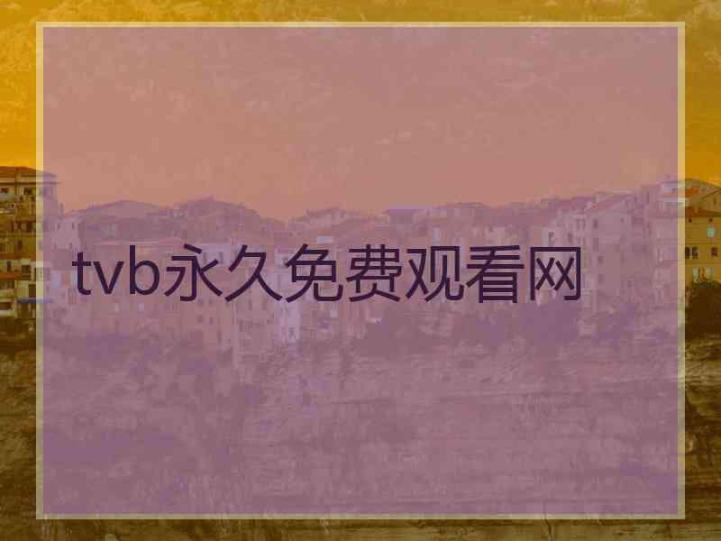 tvb永久免费观看网