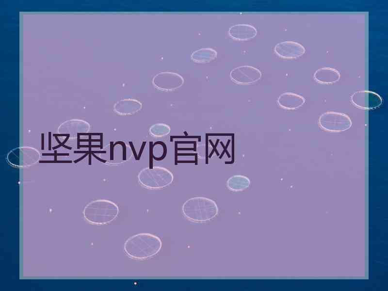 坚果nvp官网