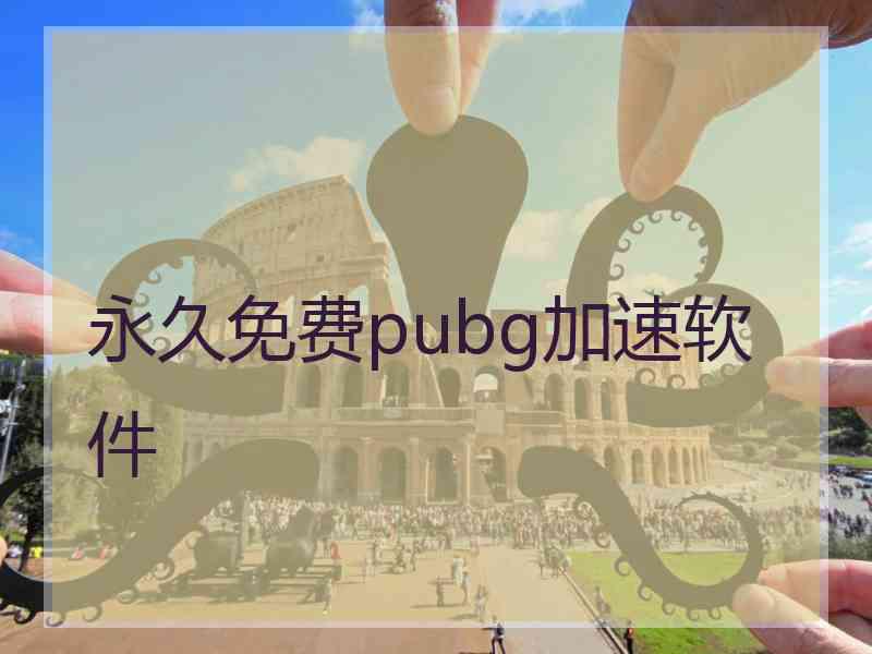 永久免费pubg加速软件