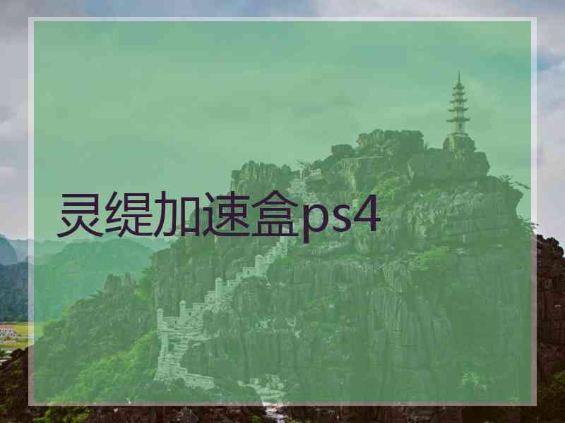 灵缇加速盒ps4