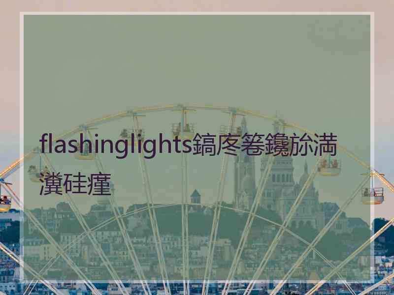 flashinglights鎬庝箞鑱旀満瀵硅瘽