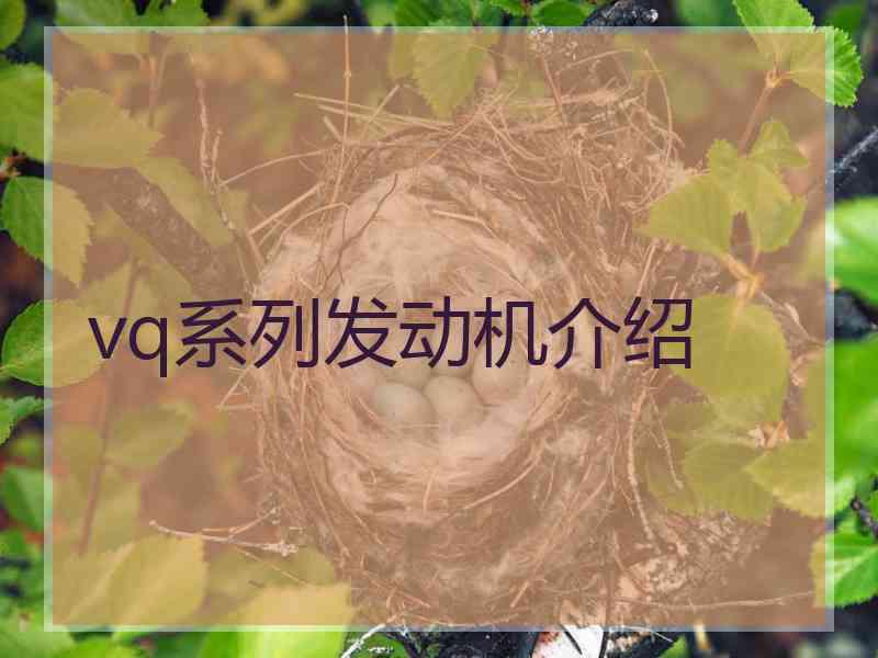 vq系列发动机介绍