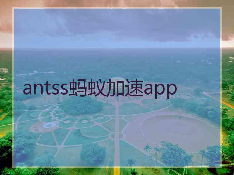 antss蚂蚁加速app