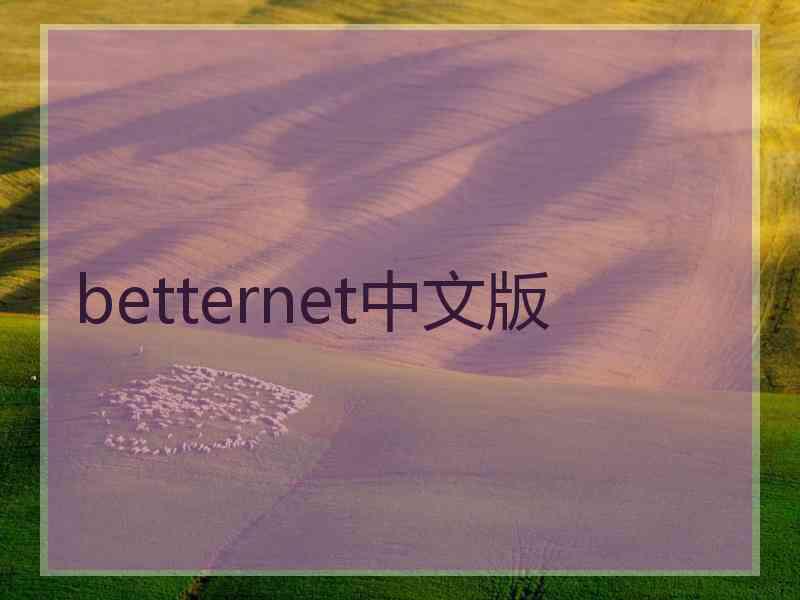 betternet中文版