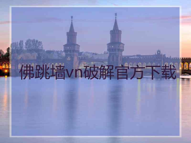 佛跳墙vn破解官方下载