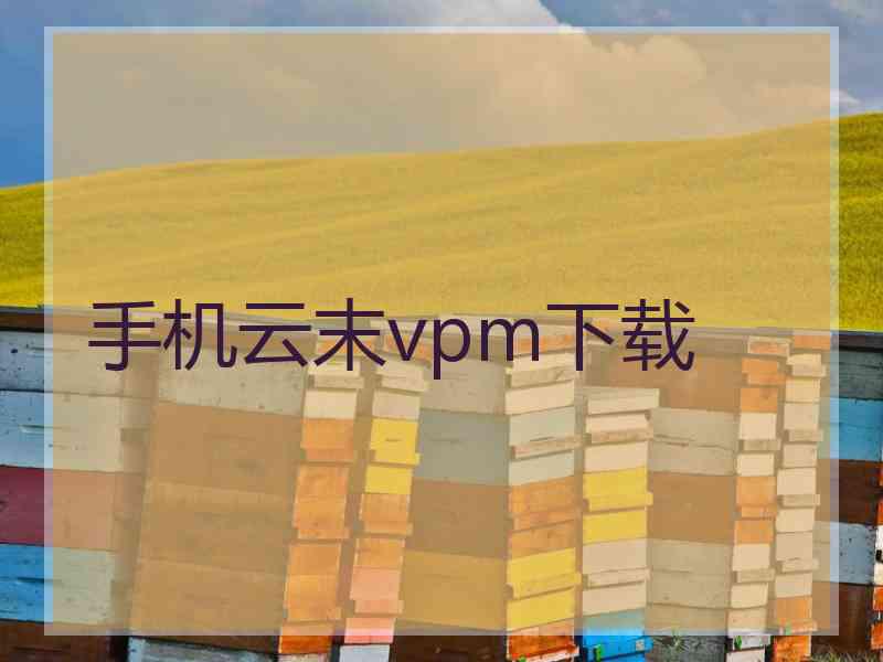 手机云末vpm下载