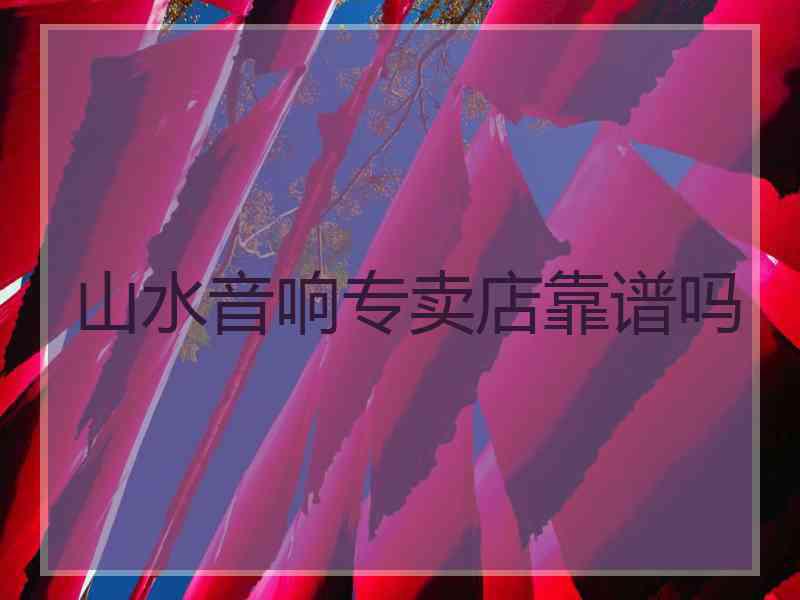 山水音响专卖店靠谱吗