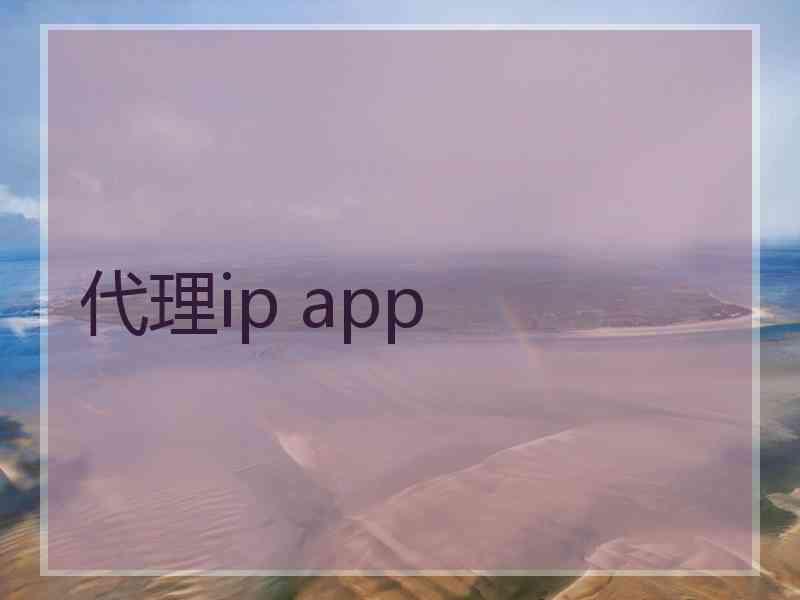 代理ip app