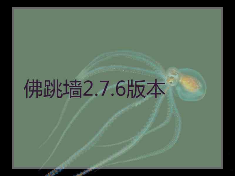 佛跳墙2.7.6版本