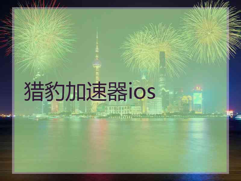 猎豹加速器ios